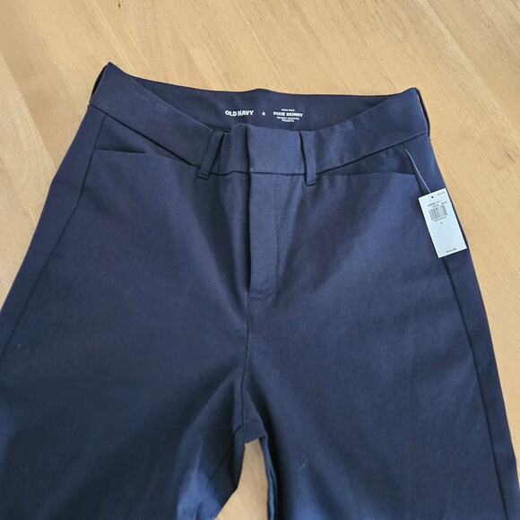 Old Navy High-Waisted Pixie Skinny Pants Navy Blue sz 8 NWT - Picture 7 of 8